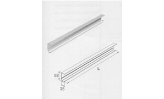 Профиль направляющий (L-6,0) для шторы - купить в Нижнем Новгороде